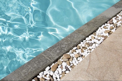Pool umrandung granit - umrandung,